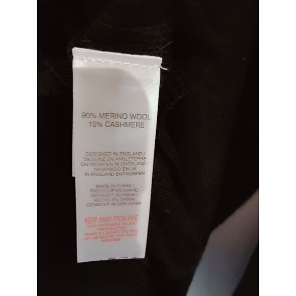 Scott & Scott London Black and White Turtleneck Sweater - Picture 7 of 8